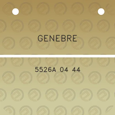 genebre-5526a-04-44