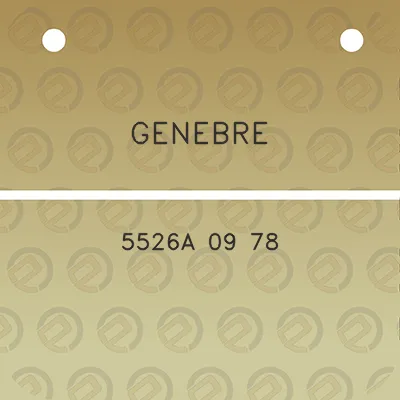 genebre-5526a-09-78