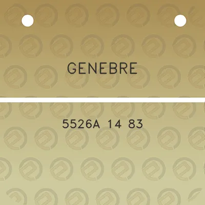 genebre-5526a-14-83