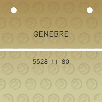 genebre-5528-11-80