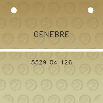 genebre-5529-04-126