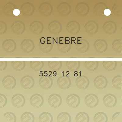 genebre-5529-12-81