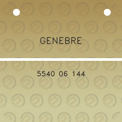 genebre-5540-06-144