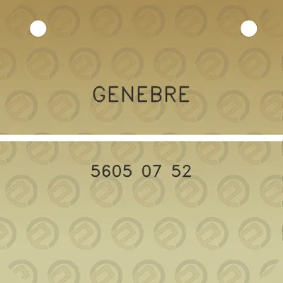 genebre-5605-07-52