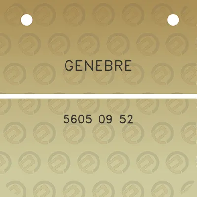 genebre-5605-09-52