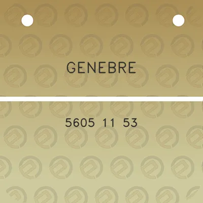 genebre-5605-11-53