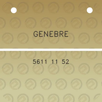 genebre-5611-11-52