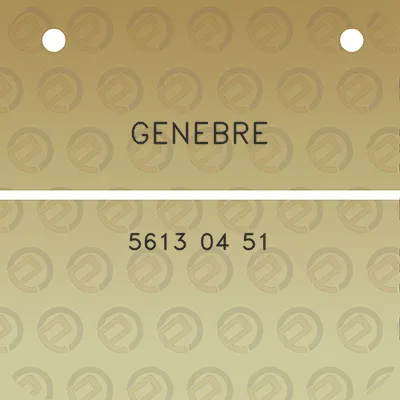 genebre-5613-04-51