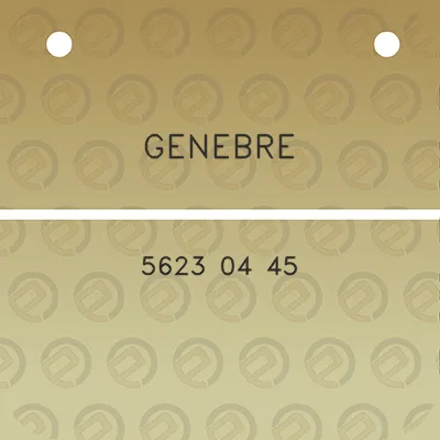 genebre-5623-04-45