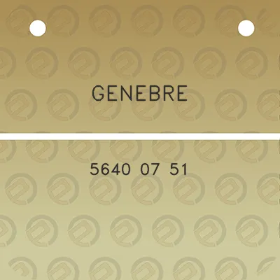 genebre-5640-07-51