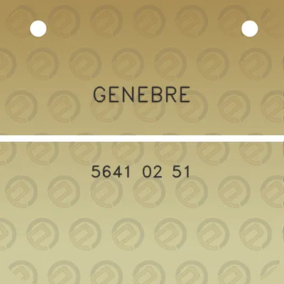 genebre-5641-02-51