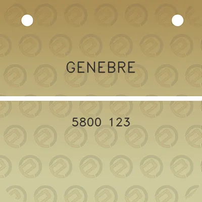 genebre-5800-123