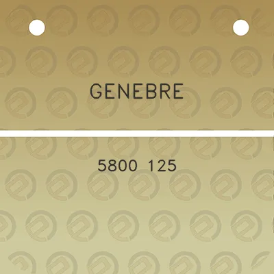 genebre-5800-125