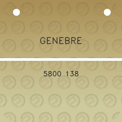 genebre-5800-138