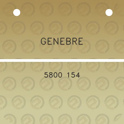 genebre-5800-154