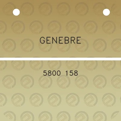 genebre-5800-158