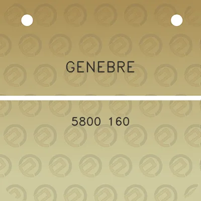 genebre-5800-160