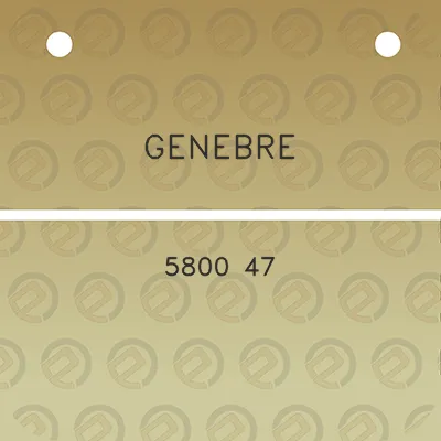 genebre-5800-47