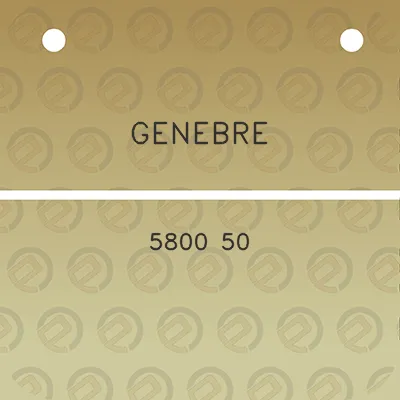 genebre-5800-50