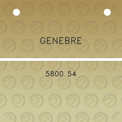 genebre-5800-54