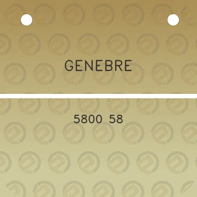 genebre-5800-58