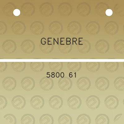 genebre-5800-61