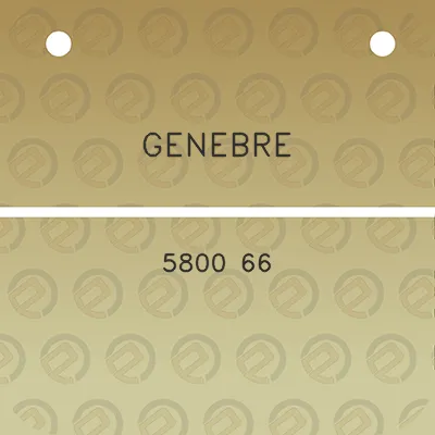 genebre-5800-66