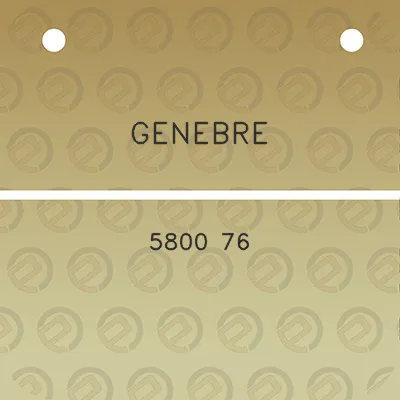 genebre-5800-76