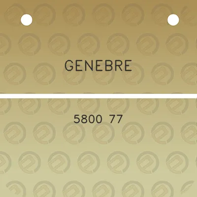 genebre-5800-77