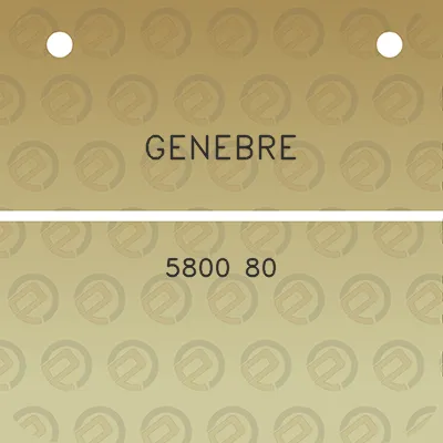 genebre-5800-80