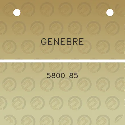 genebre-5800-85