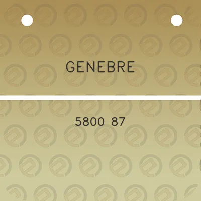 genebre-5800-87