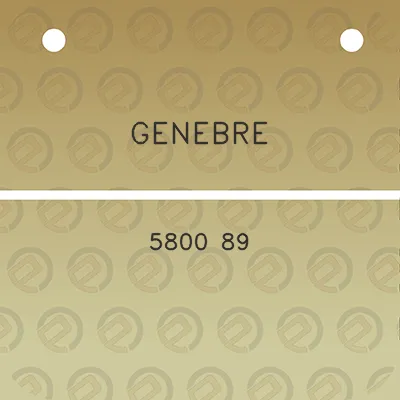 genebre-5800-89