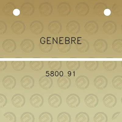 genebre-5800-91