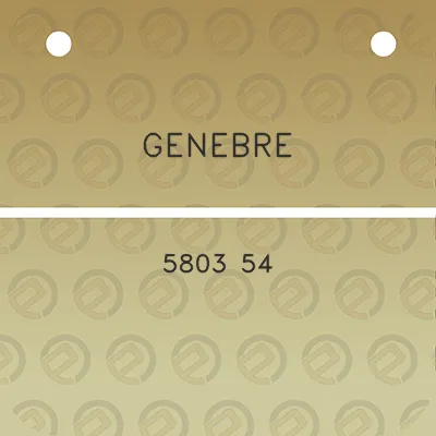 genebre-5803-54