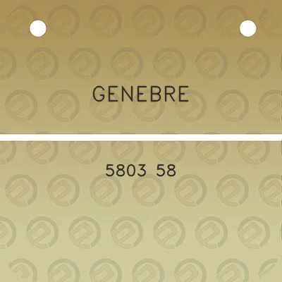 genebre-5803-58