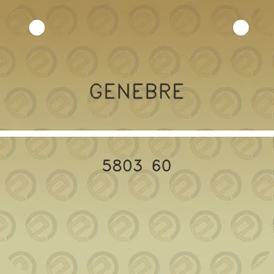 genebre-5803-60