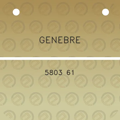 genebre-5803-61