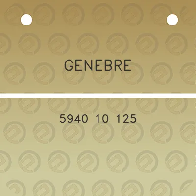 genebre-5940-10-125