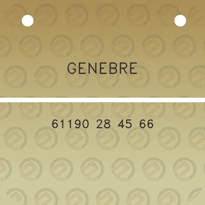 genebre-61190-28-45-66