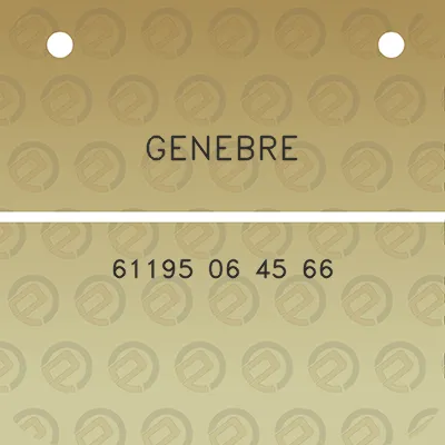 genebre-61195-06-45-66