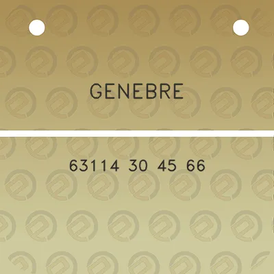 genebre-63114-30-45-66