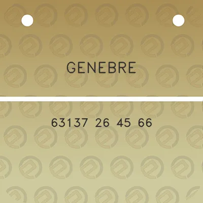 genebre-63137-26-45-66