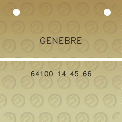 genebre-64100-14-45-66