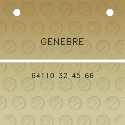 genebre-64110-32-45-66