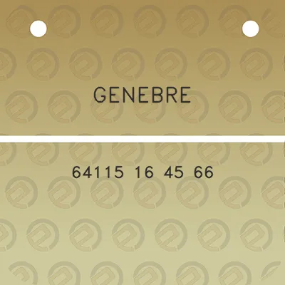 genebre-64115-16-45-66