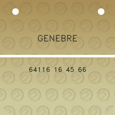 genebre-64116-16-45-66