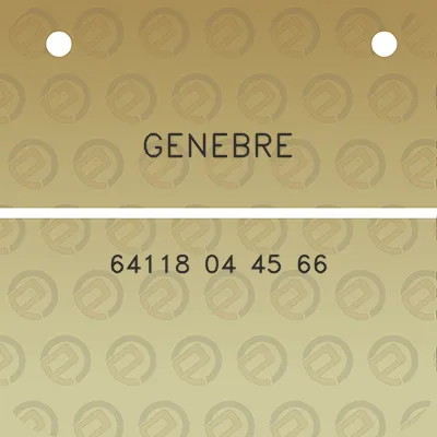 genebre-64118-04-45-66