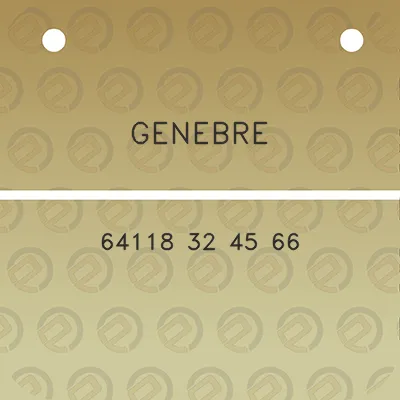 genebre-64118-32-45-66