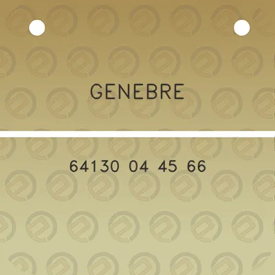 genebre-64130-04-45-66